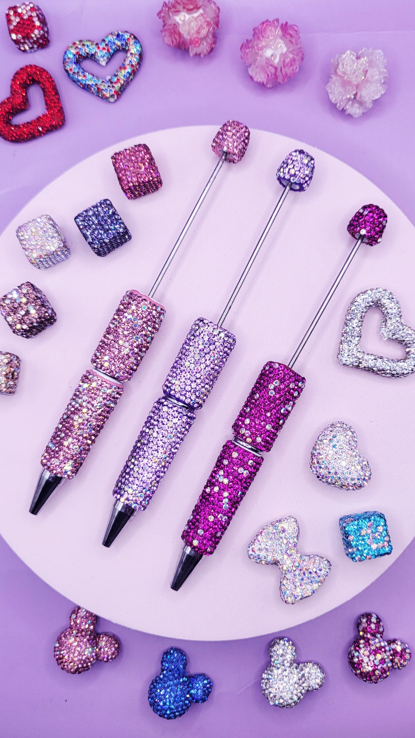 Crystal Charm Stacking Pen