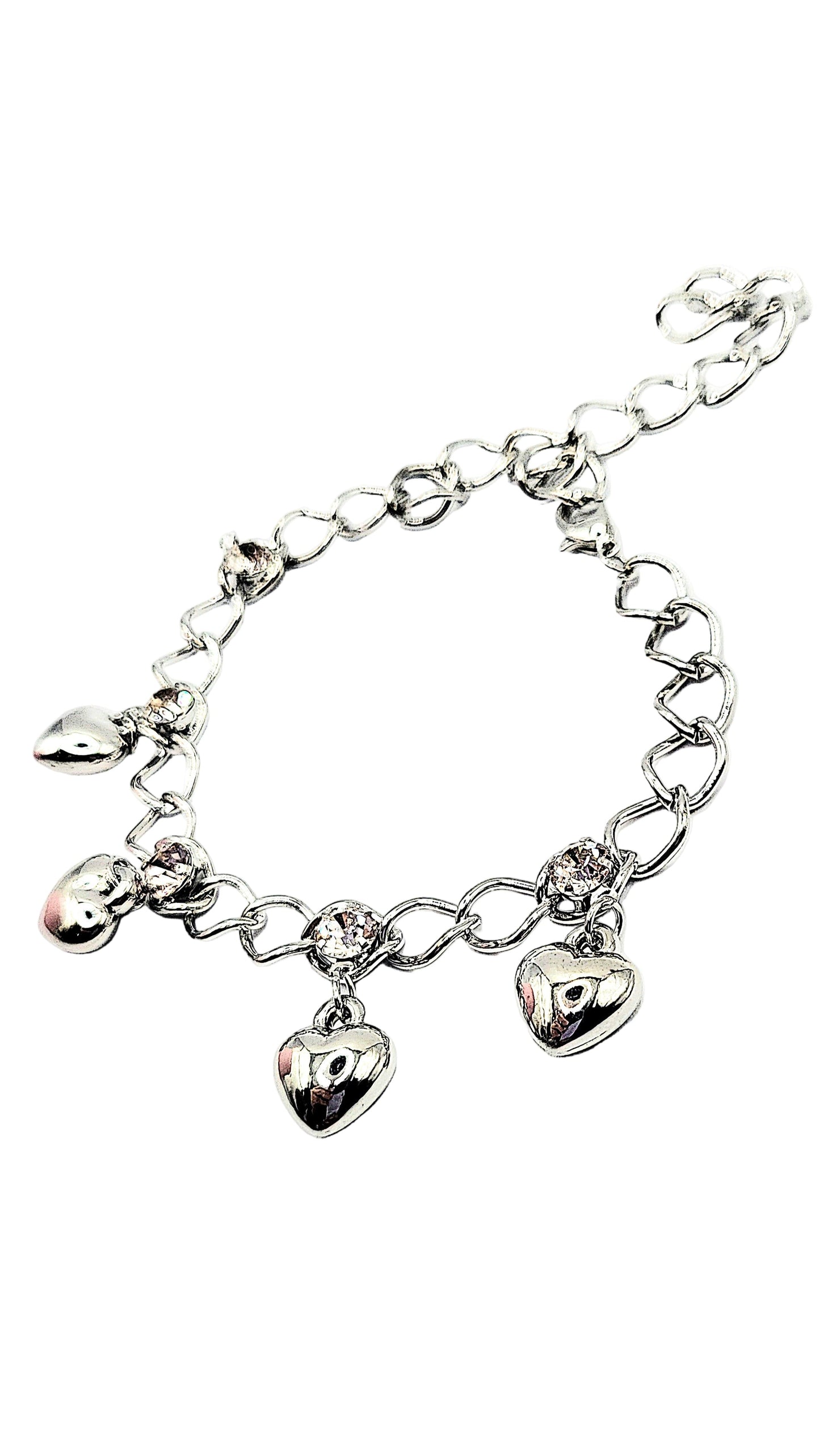 Heart Bell Chain Link Anklet