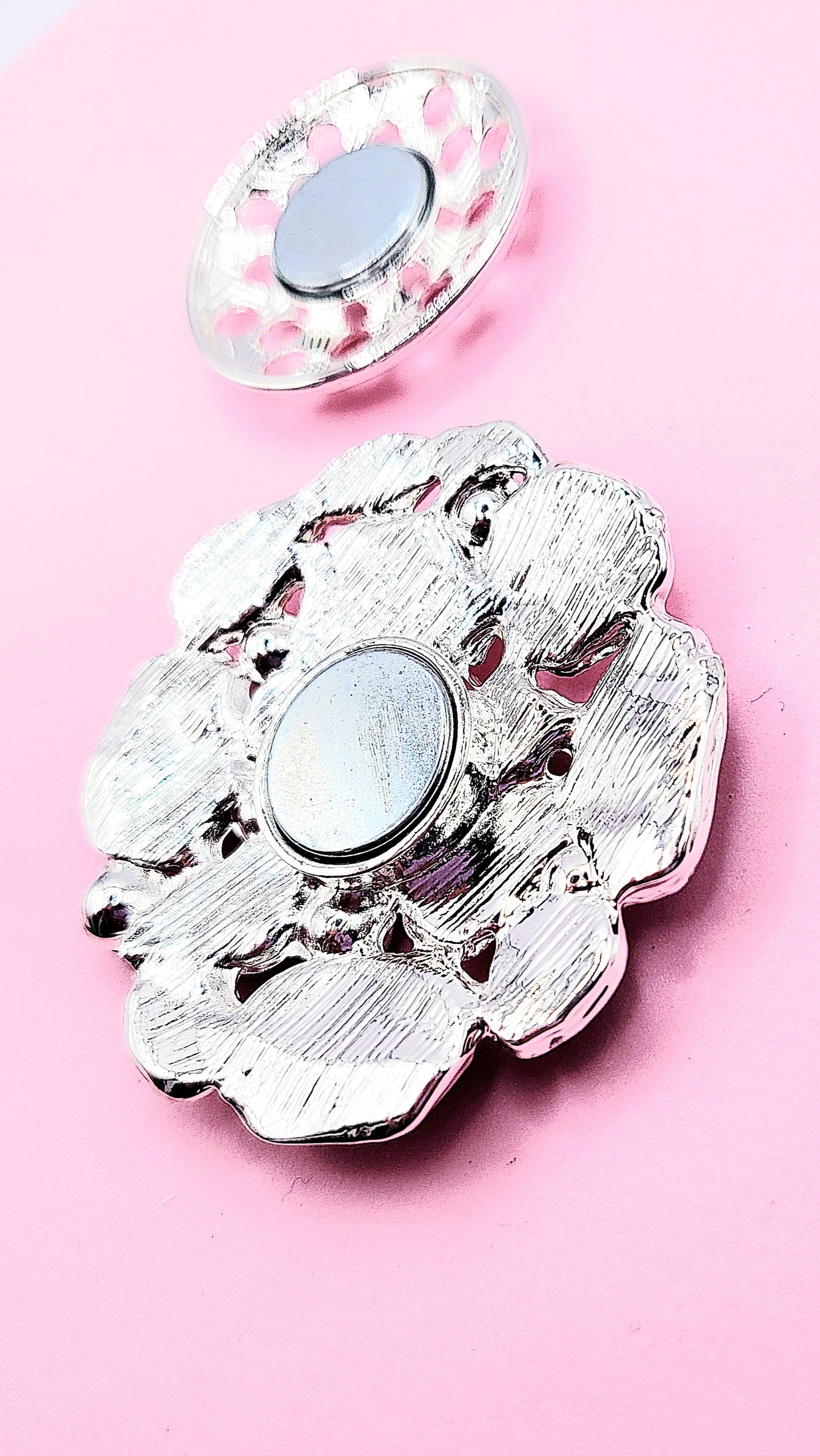 Abstract Magnetic Cluster Brooch