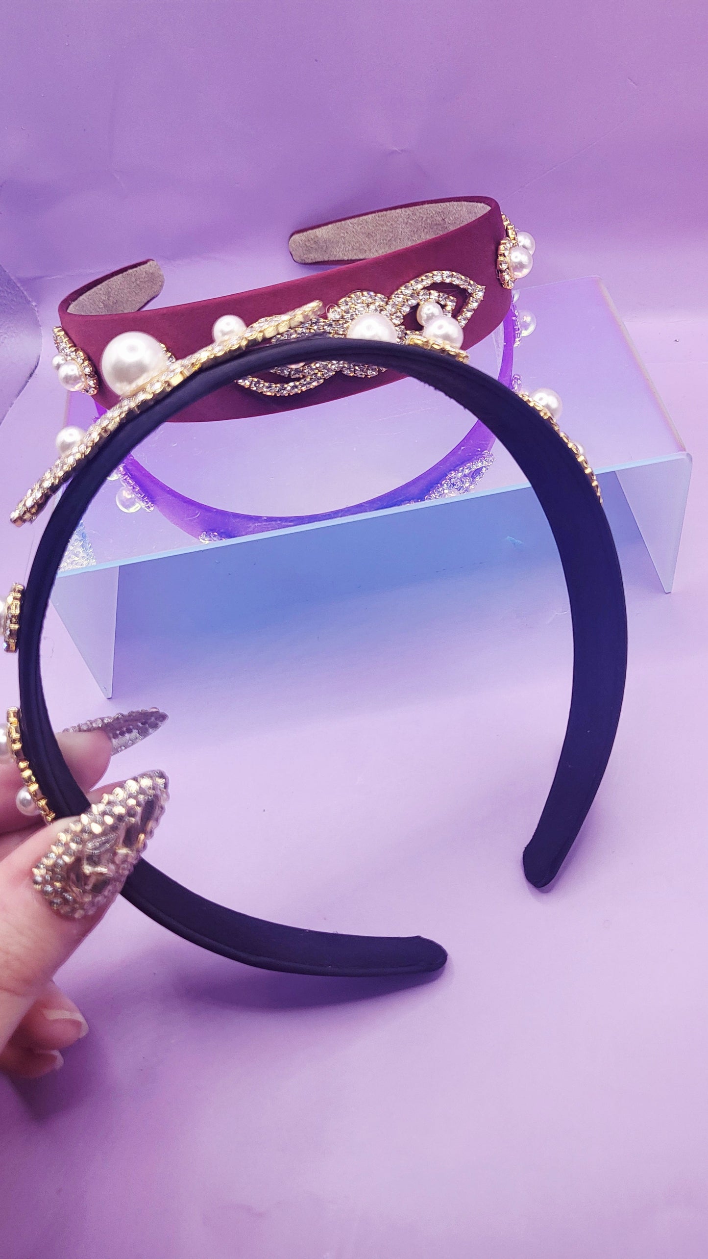 Pearl Cluster Hair band