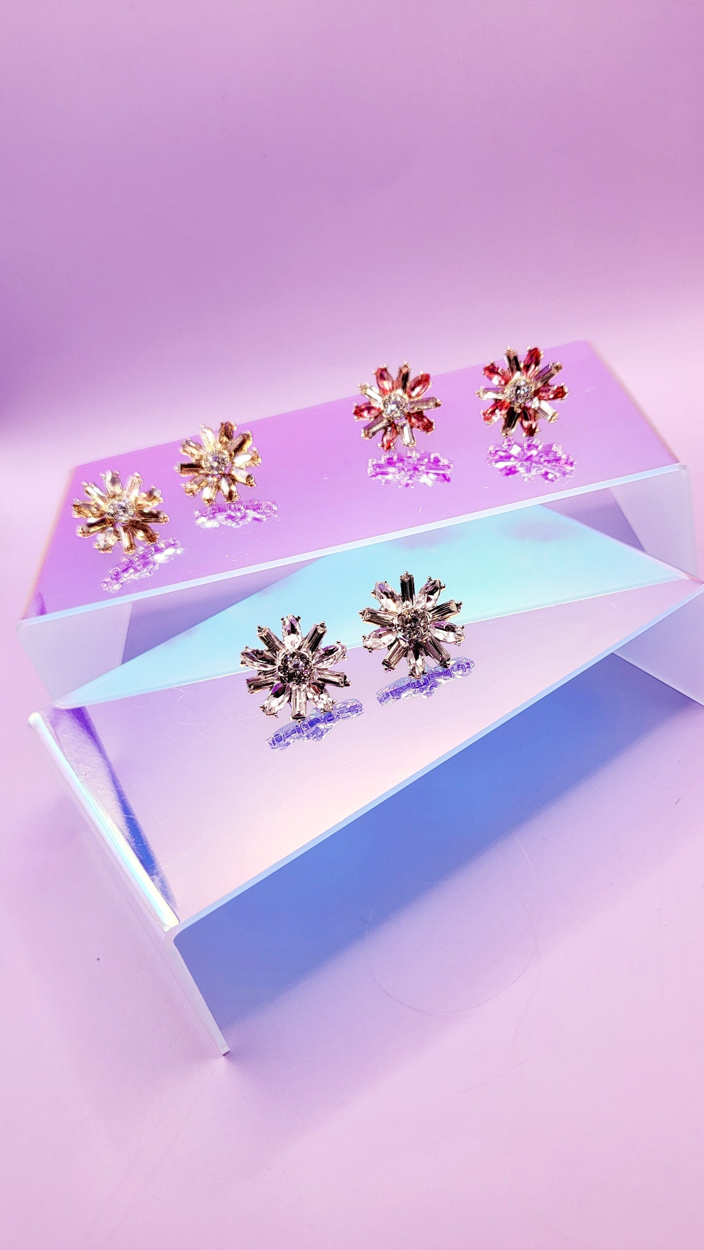 Goddess Crystal Stud Earrings