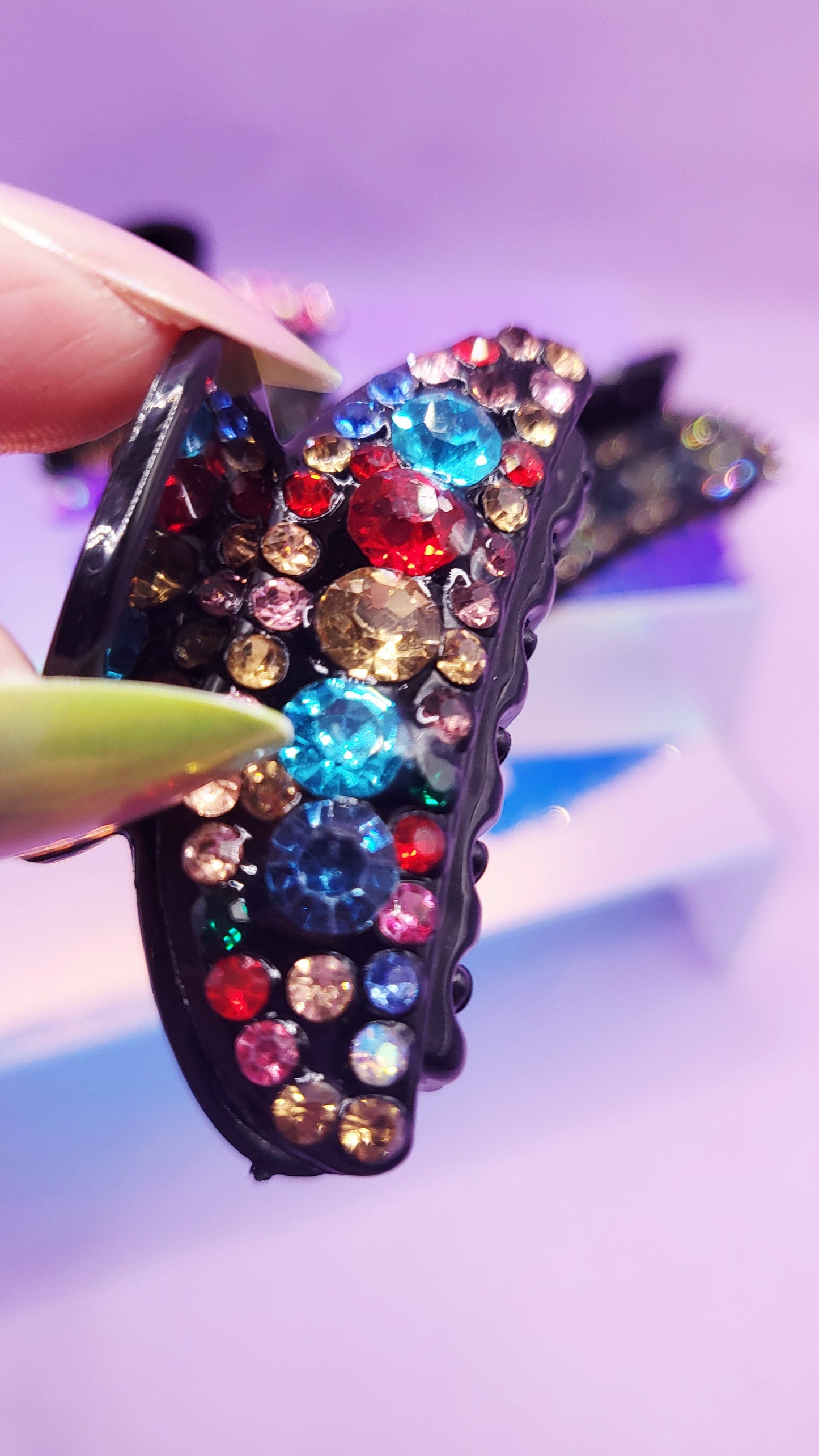 Luxe Jeweled Hair Clamps Pack of 12