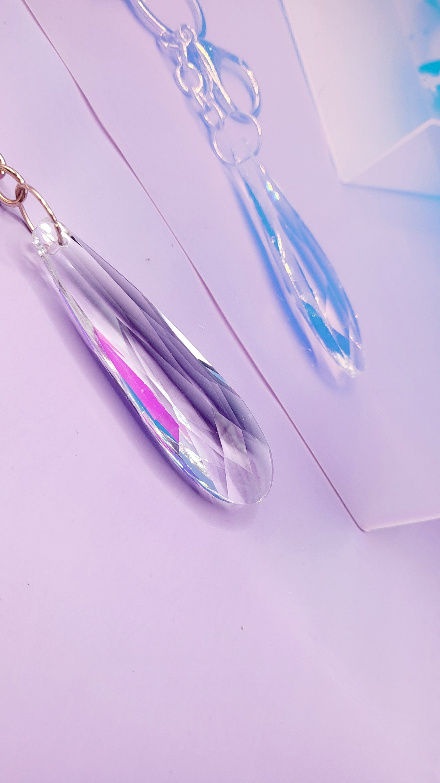 Arya Long Tear Drop Key Ring