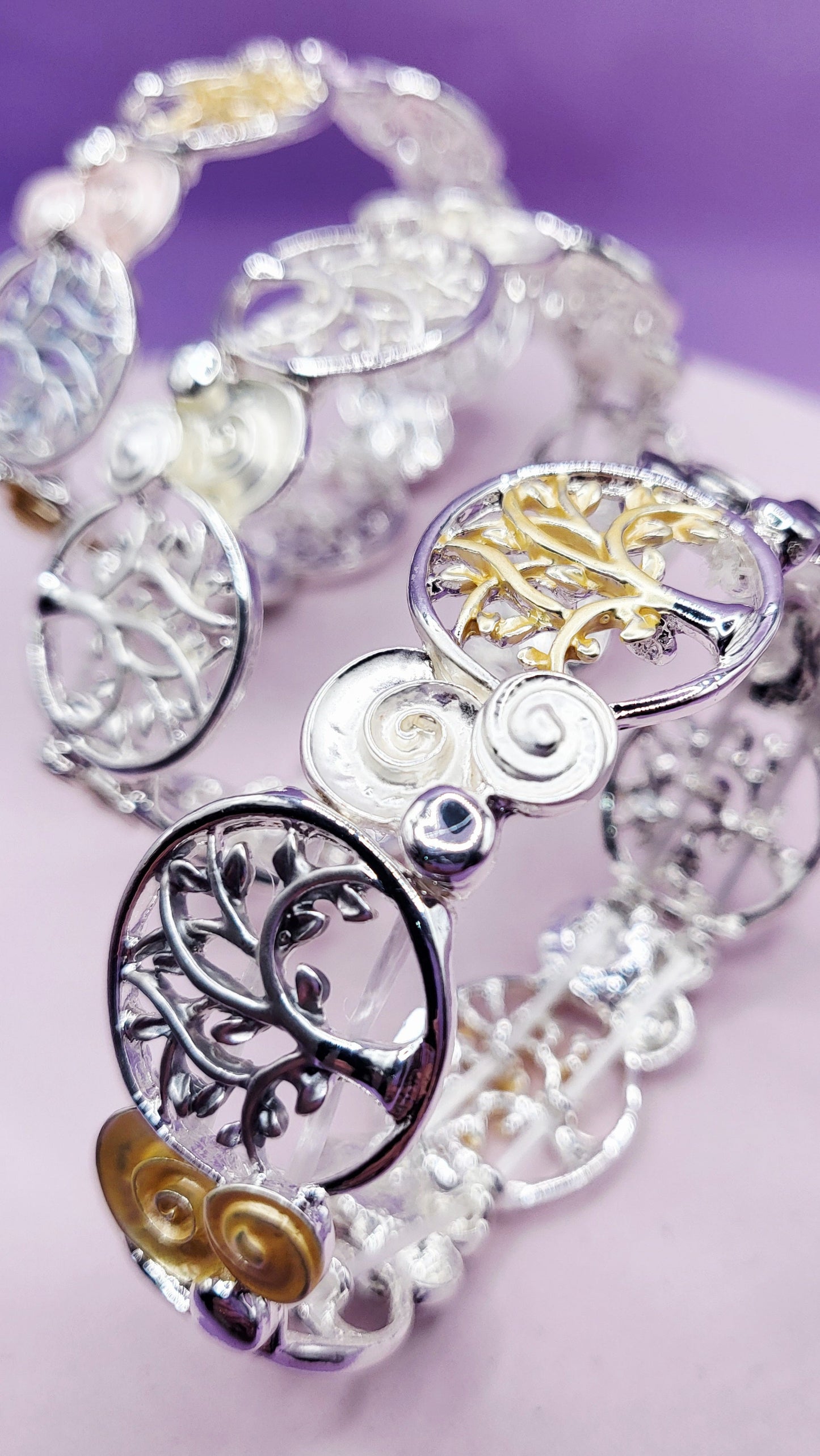 Abstract Tree Of Life Bracelet