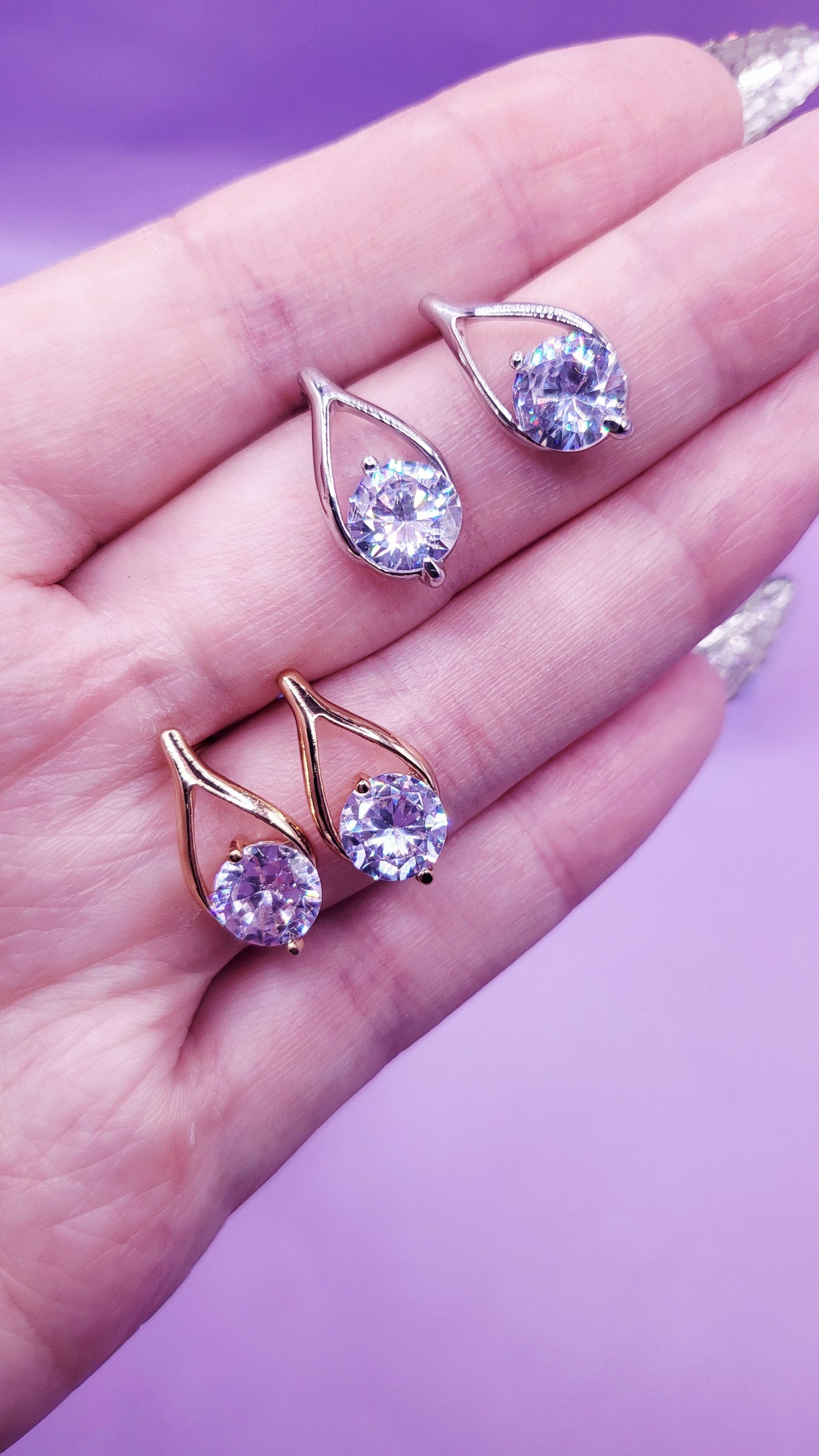 Allure Crystal Stud Earrings
