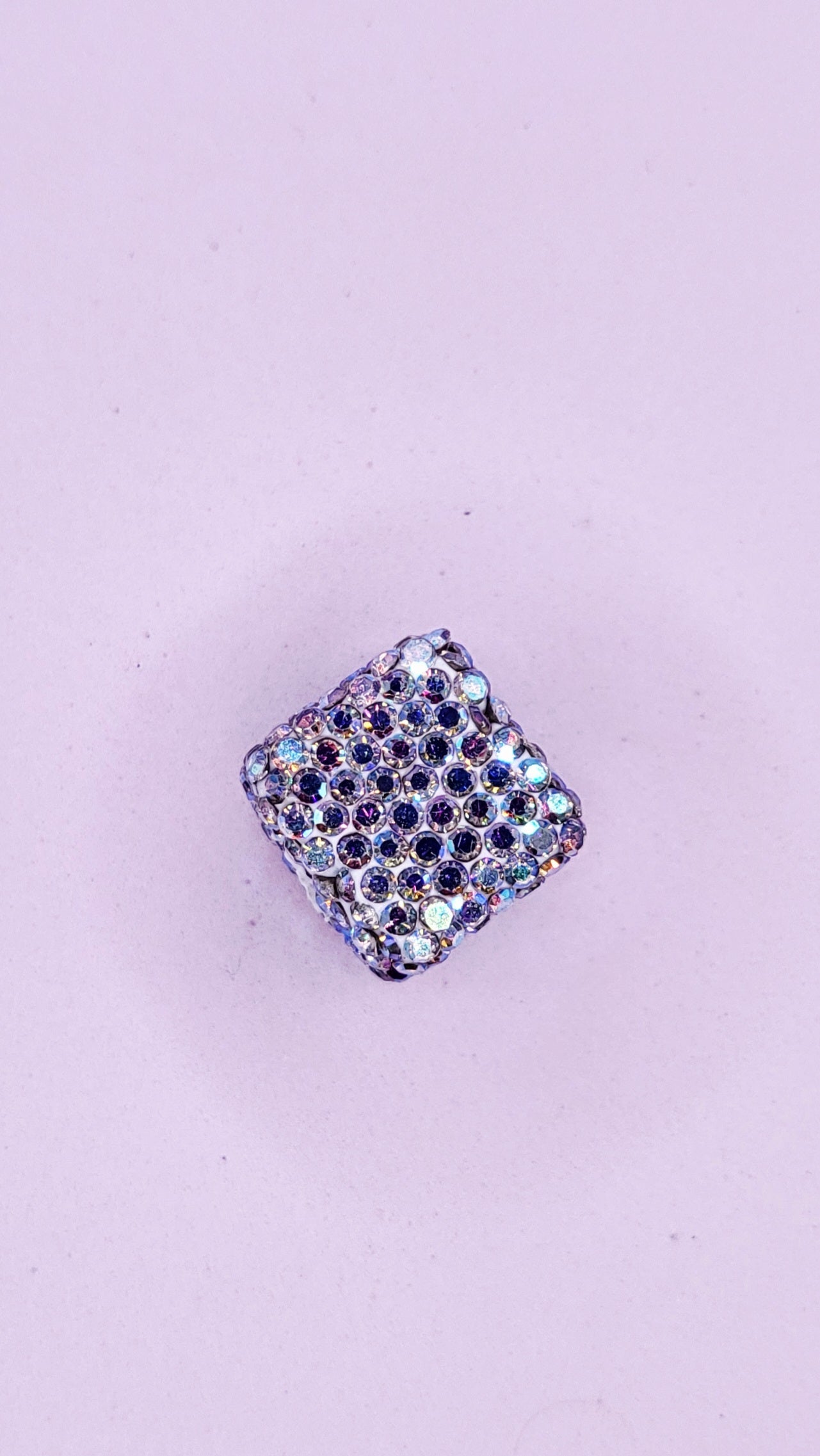 Crystal Cube Stacking Charm
