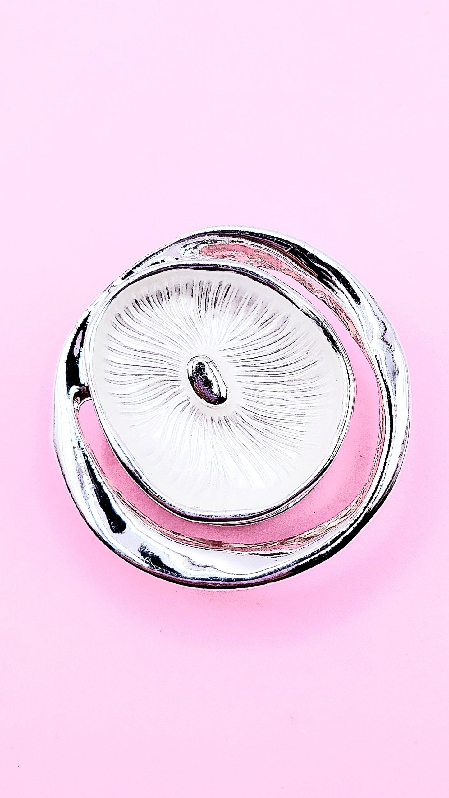 Abstract Magnetic Lilly Brooch