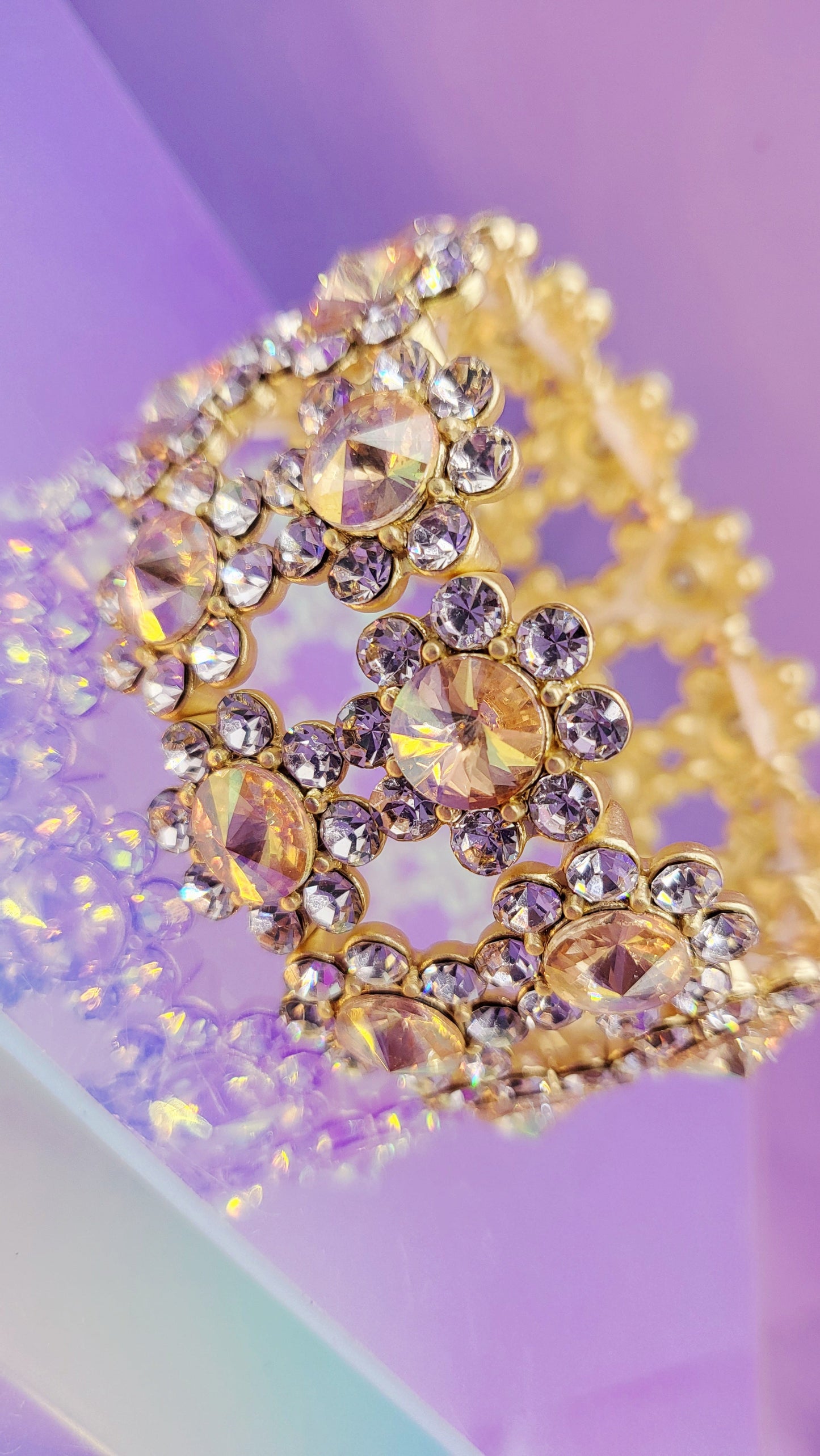 Flower Crystal Bracelet