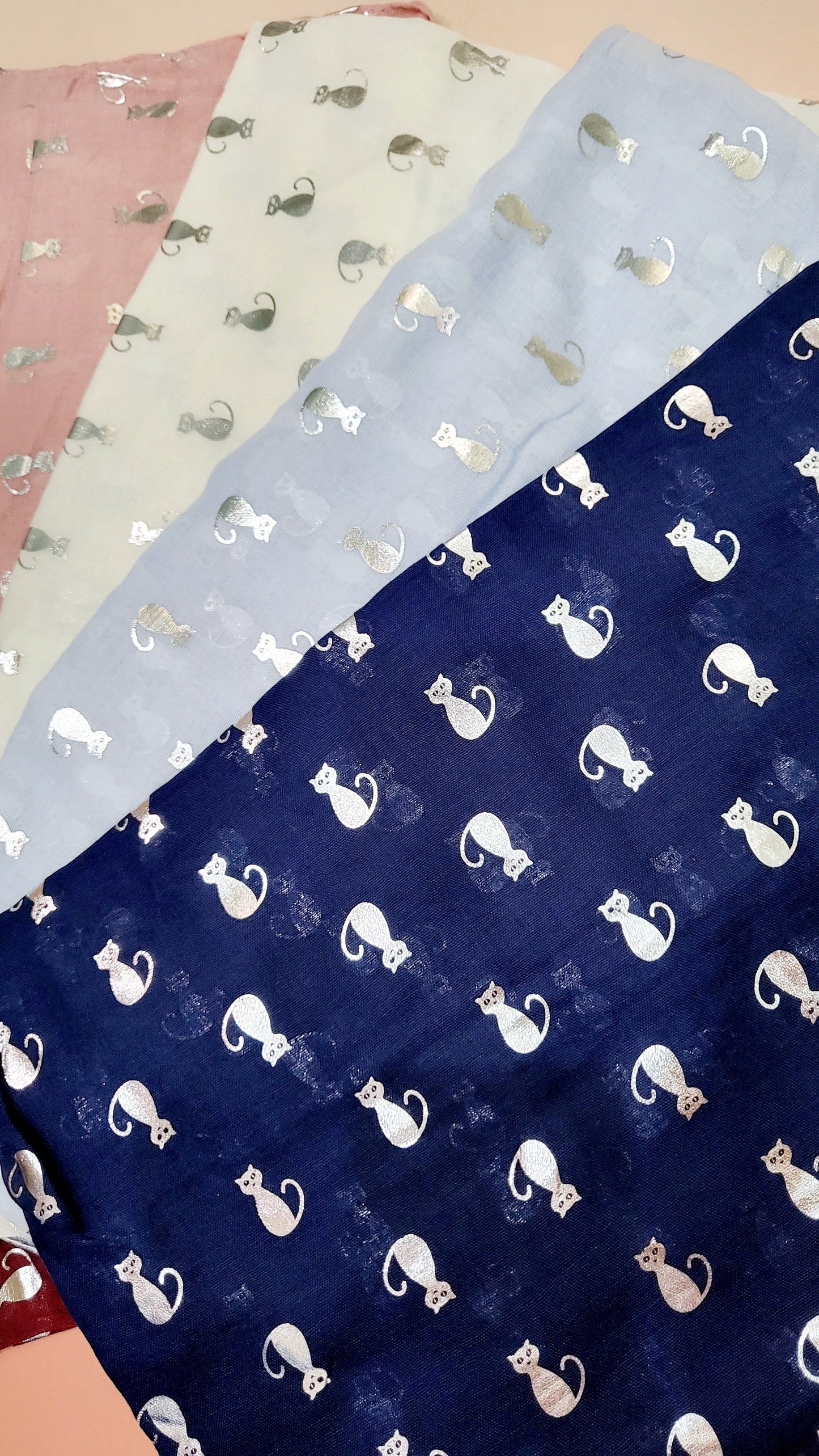 Cat Shimmer Scarf Pack of 12