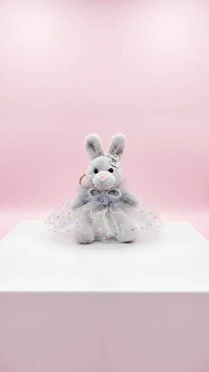 Softie Squad Bunny Rabbit Key Ring & Bag Charm