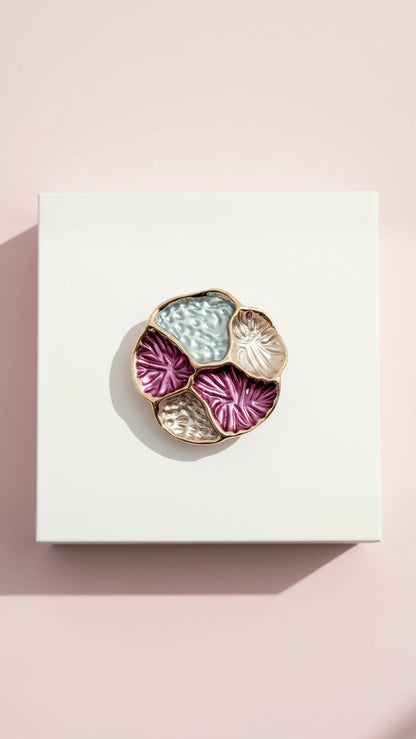 Abstract Magnetic Cluster Brooch