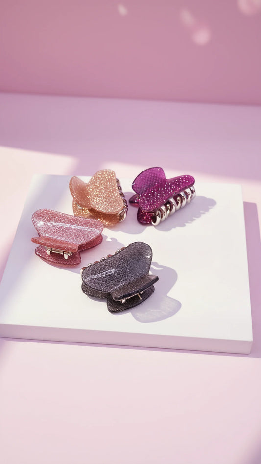 Glam Gloss Mini's Hair Clamps Pack of 12