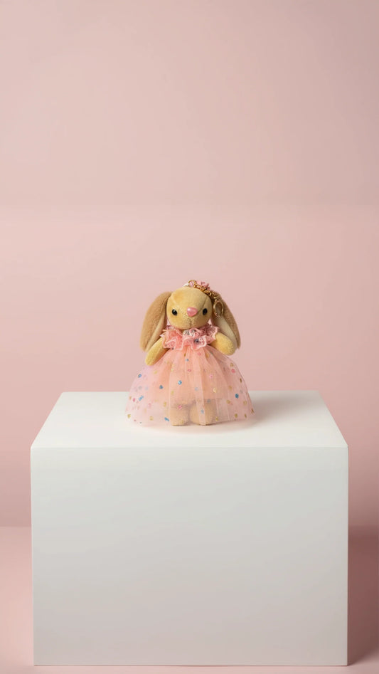 Softie Squad Bunny Rabbit Key Ring & Bag Charm