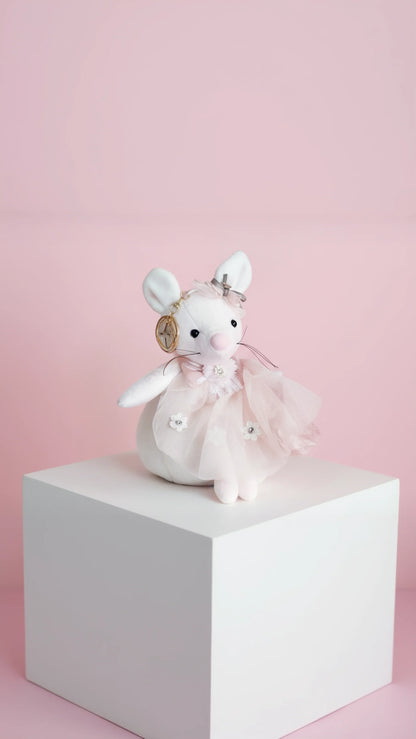 Maxi Softie Squad Miss Mouse Key Ring & Bag Charm