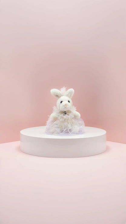 Softie Squad Bunny Rabbit Key Ring & Bag Charm