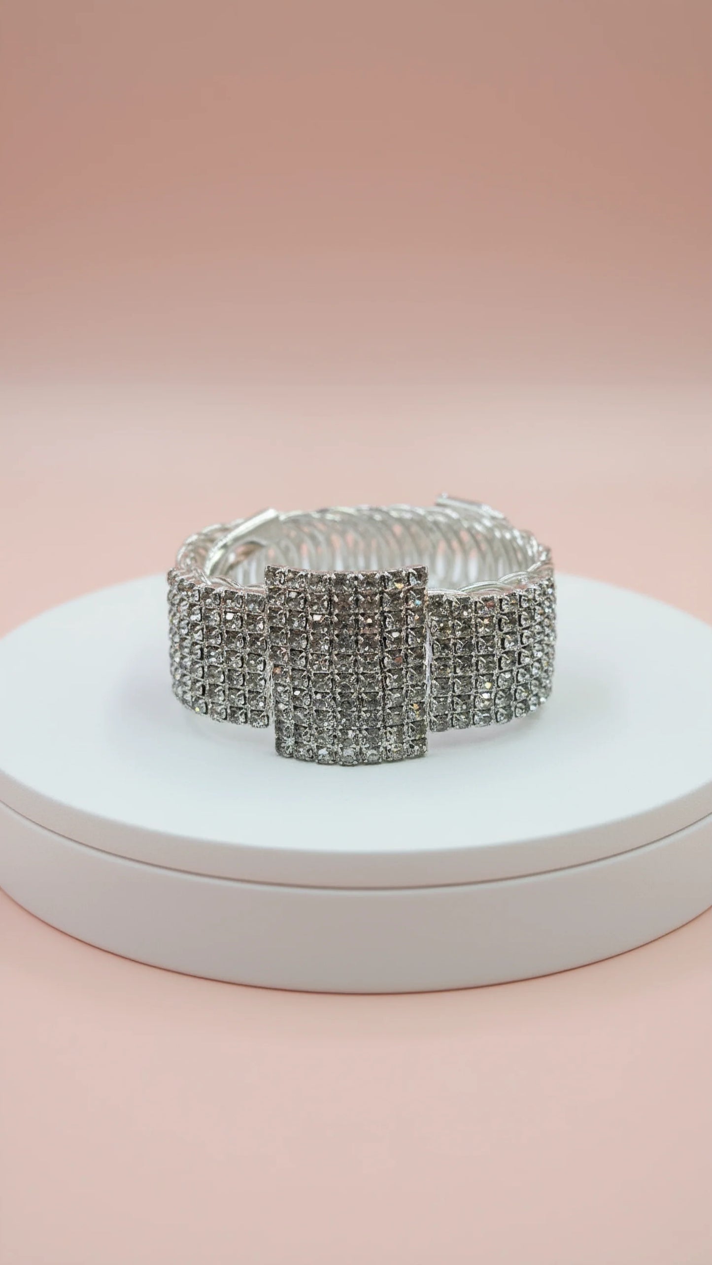 Square Wrap Around Crystal Cuff
