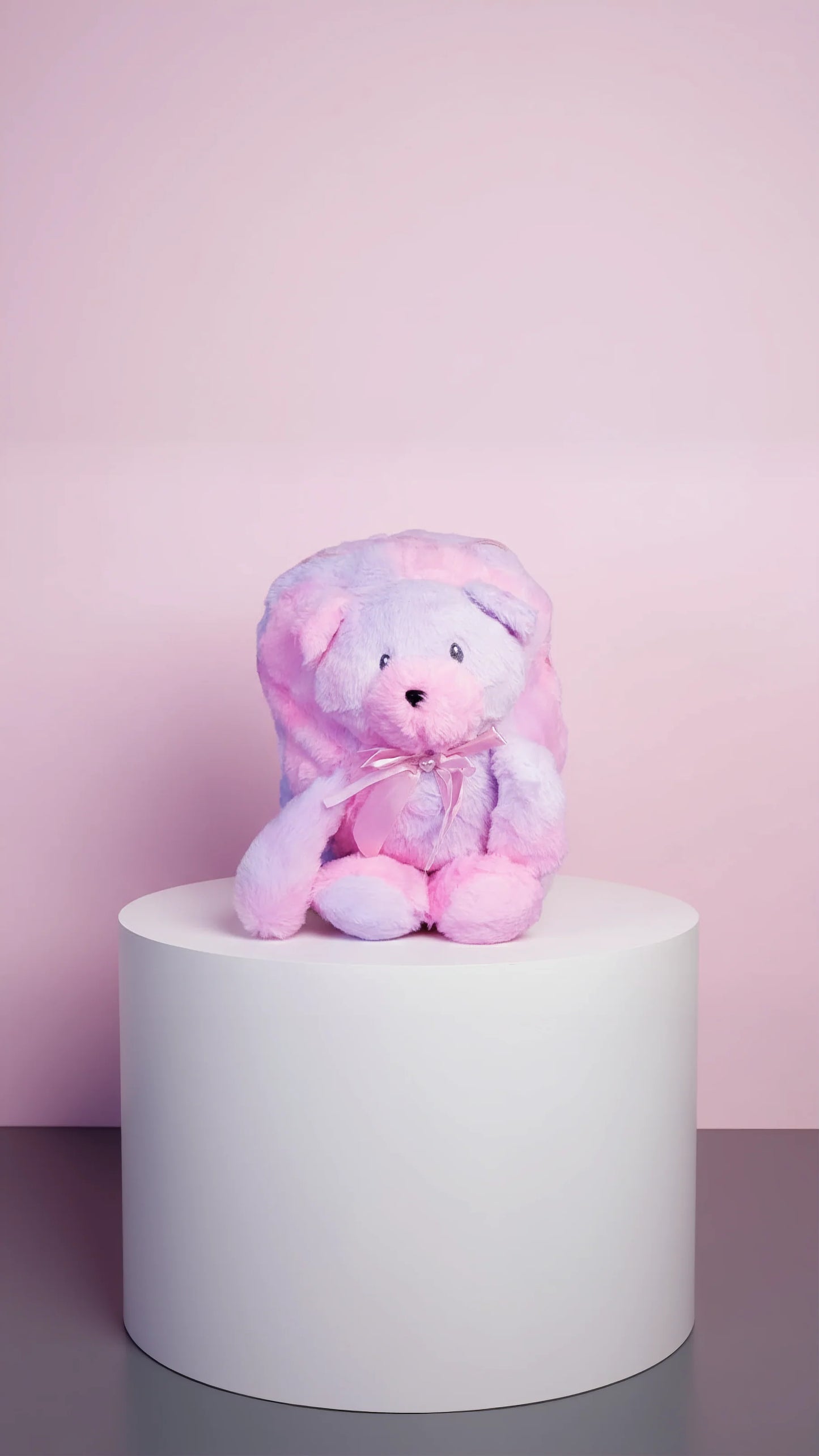 Plush Pastel Fluffy Teddy Bear Backpack