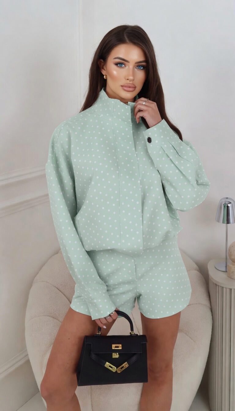 Polka Dot Short Set