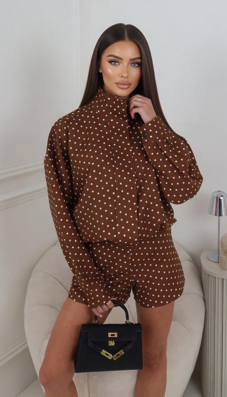 Polka Dot Short Set
