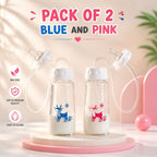 Baby Bottle Set – Blue & Pink Pack of 2
