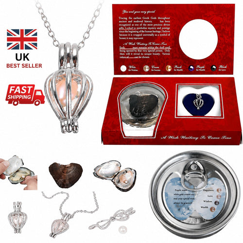 DIY Wish Pearl Necklace Kit – Lotus Locket & Cultured Pearl 16.9