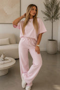 Balloon Sleeves Trouser Set