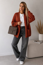 Crop Balloon Pocket Cardigan