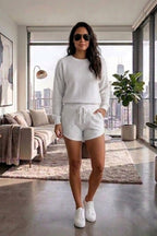 Knitted Jumper & Short Suit