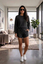 Knitted Jumper & Short Suit