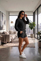 Knitted Jumper & Short Suit