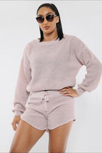 Knitted Jumper & Short Suit