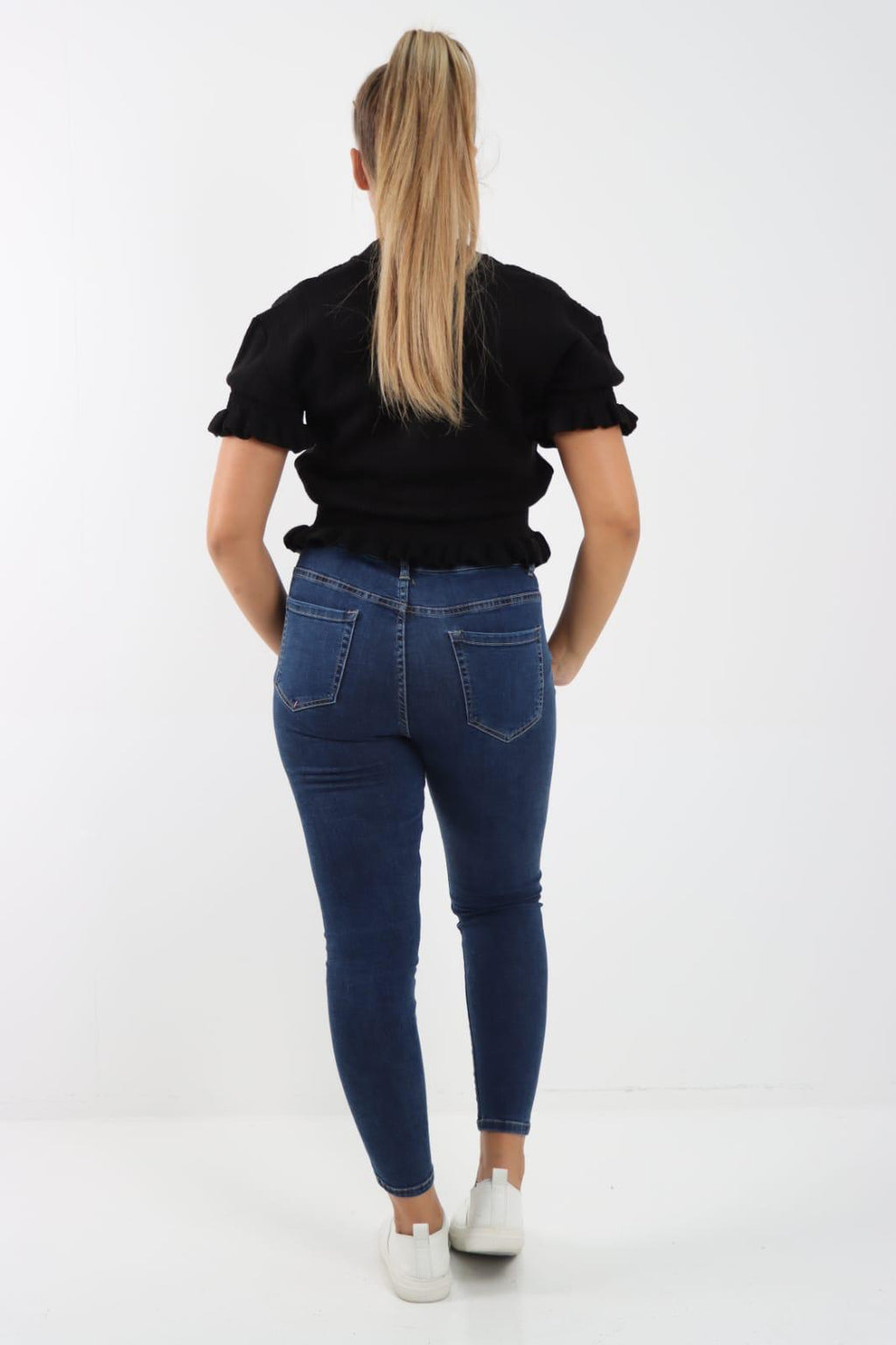 Short Sleeve Frill Cardigan