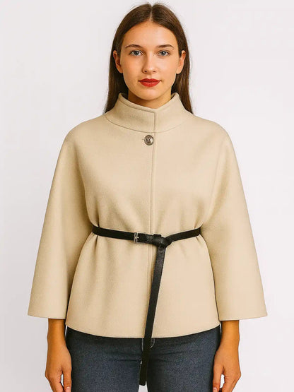 Ladies Italian Belted Cape