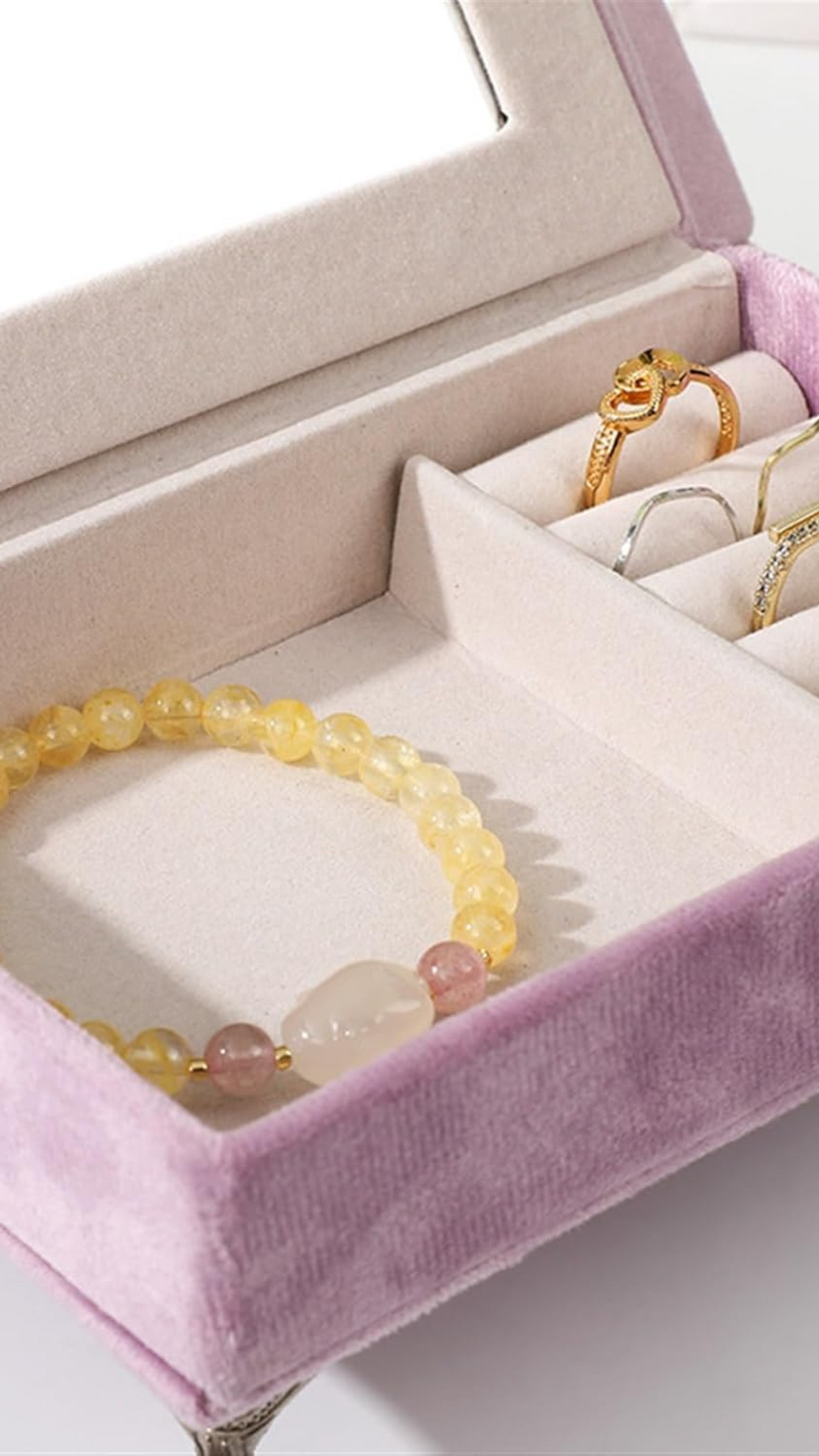 Plush Heart Jewellery Box Sofa