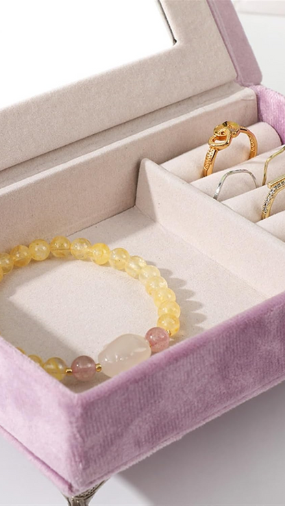 Plush Heart Jewellery Box Sofa