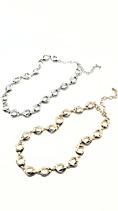 Melted Link Chain Necklace
