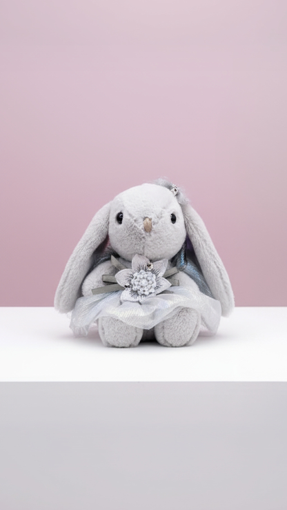 Softie Squad Bunny Rabbit Key Ring & Bag Charm