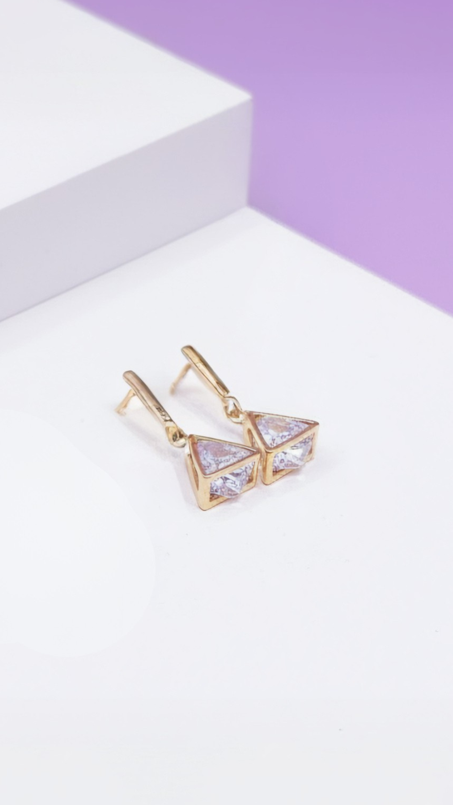 Prism Crystal Drop and Dangle Earrings
