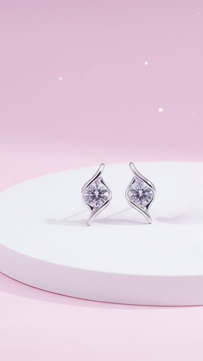 Brilliant Cut Crystal Stud Earrings