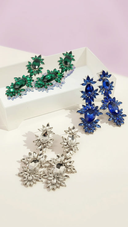 Magnum Crystal Drop and Dangle Earrings