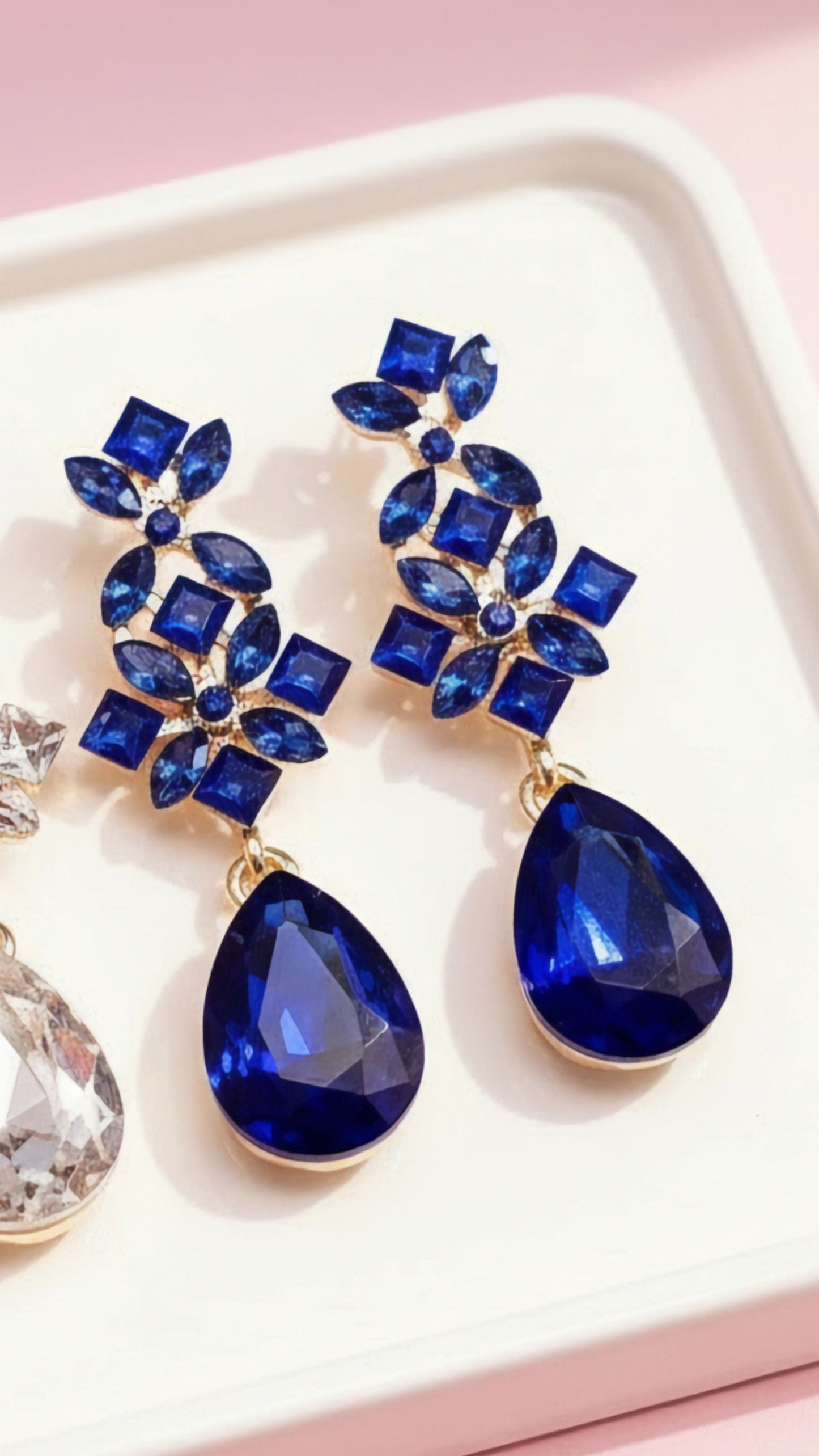 Teardrop Crystal Earrings