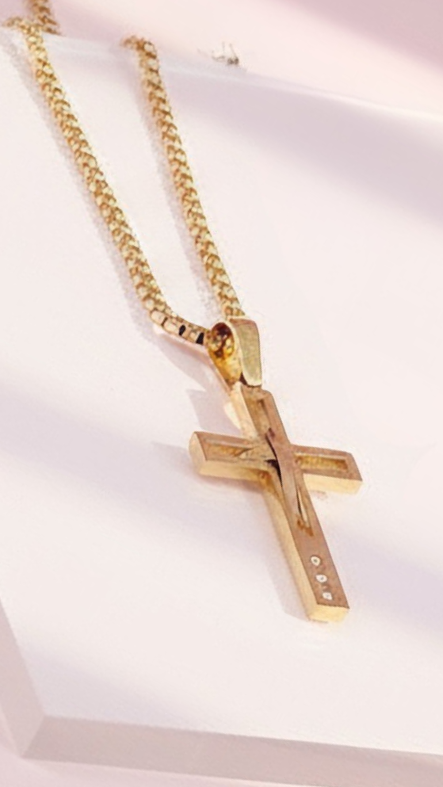 Stainless Steel Cross Symbolic Necklace