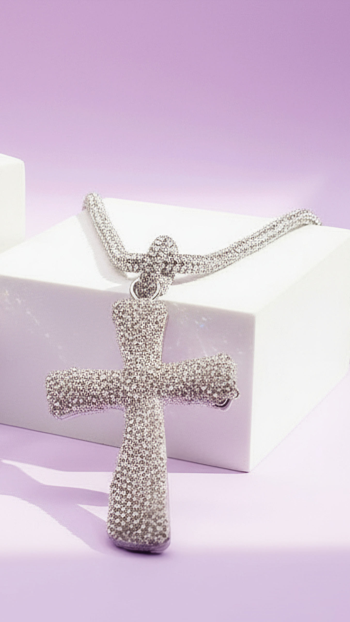 Crystal Cross Symbolic Necklace