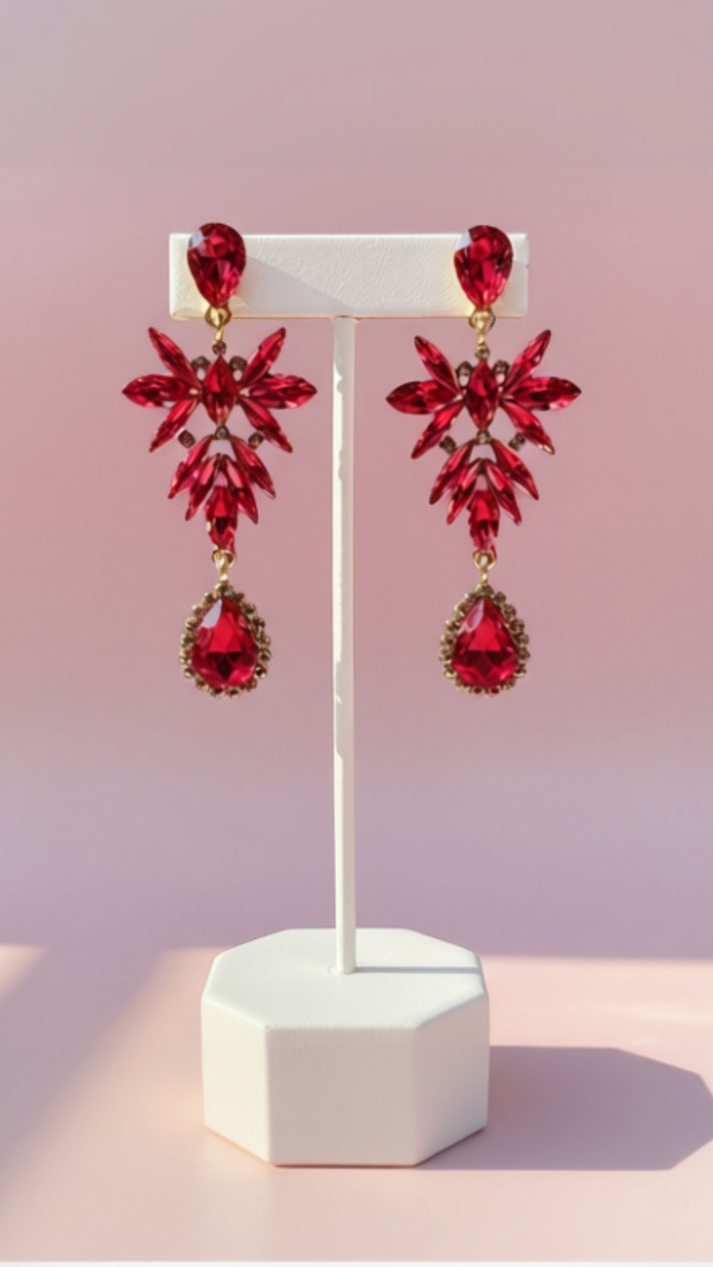 Teardrop Crystal Drop & Dangle Earrings