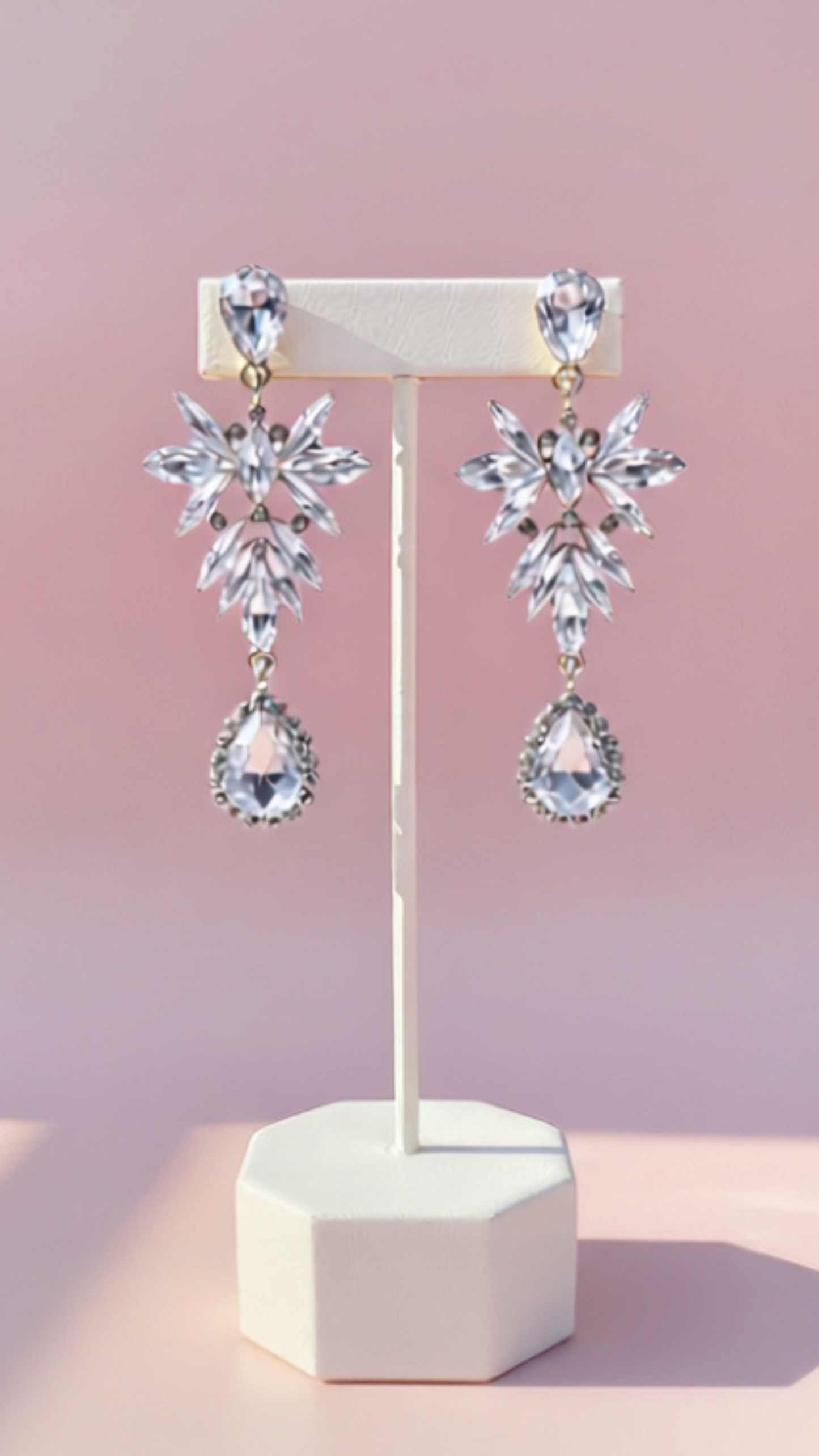 Teardrop Crystal Drop & Dangle Earrings