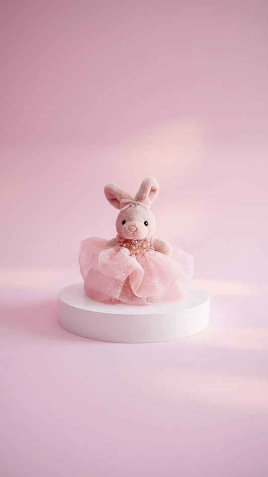 Softie Squad Bunny Rabbit Key Ring & Bag Charm