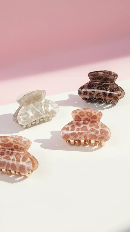 Glam Gloss Mini's Hair Clamps Pack of 12