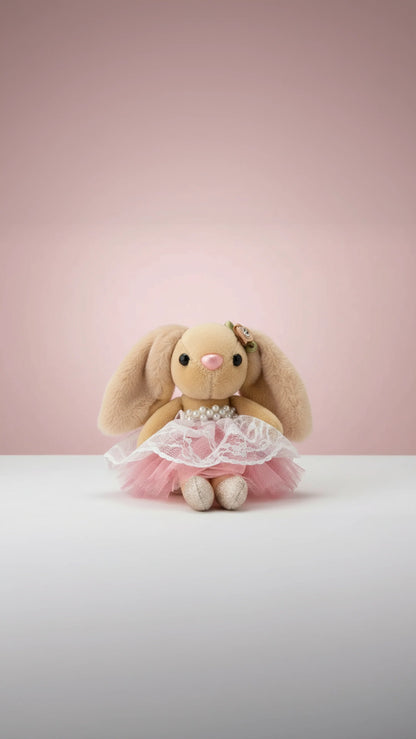 Softie Squad Bunny Rabbit Bag Charm Key Ring