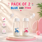 Baby Bottle Set – Blue & Pink Pack of 2