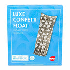 Hoot Luxe Confetti Float 180 × 66cm – Easy to Inflate, Perfect for Summer Fun